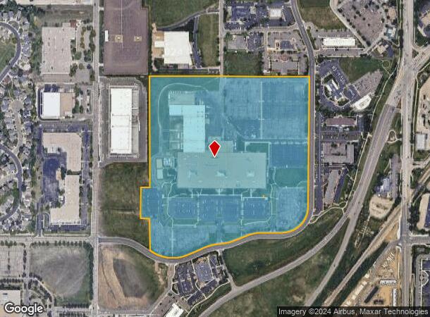  1601 Dry Creek Dr, Longmont, CO Parcel Map