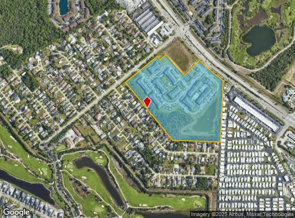 11496 Sumter Grove Cir E, Naples, FL Parcel Map