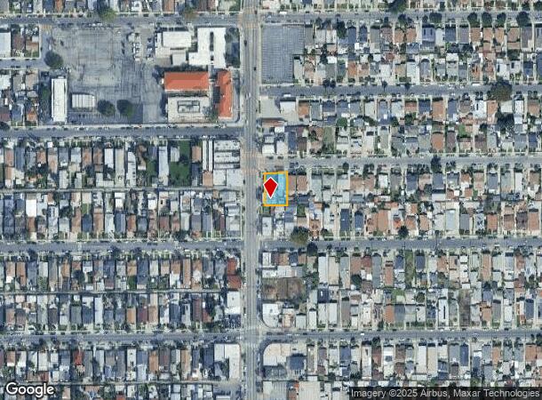  5250 S Hoover St, Los Angeles, CA Parcel Map