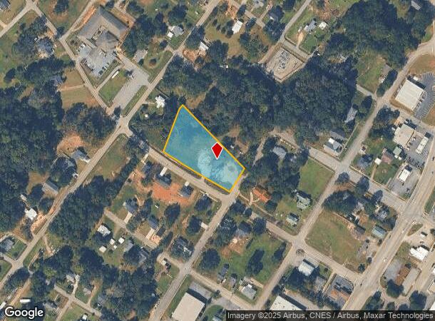  302 W Broad St, Iva, SC Parcel Map