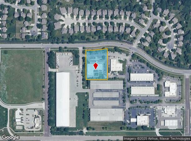  9205 W 133Rd St, Overland Park, KS Parcel Map