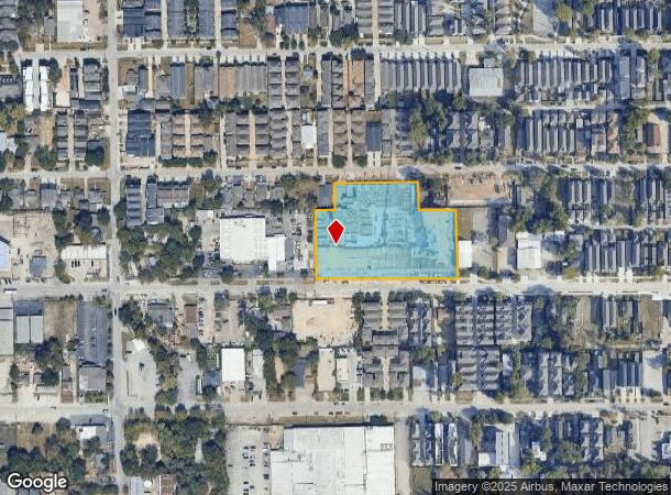 925 W 20Th St, Houston, TX Parcel Map