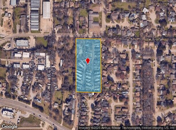 3302 S Briery Rd, Irving, TX Parcel Map
