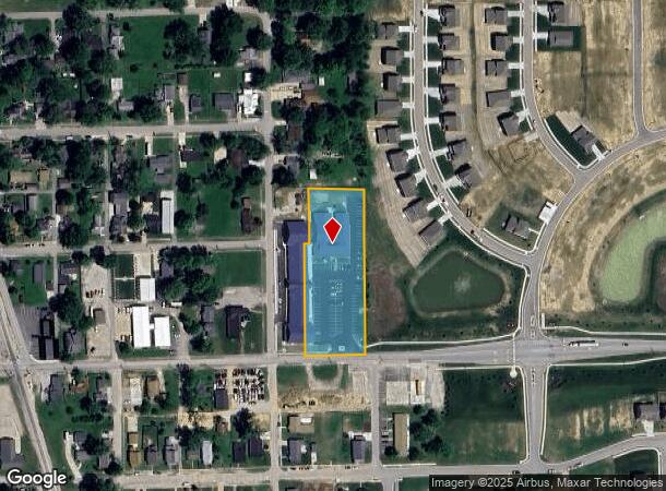  740 E Main St, Whiteland, IN Parcel Map