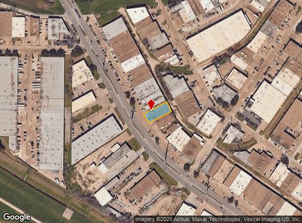  2536 Irving Blvd, Dallas, TX Parcel Map