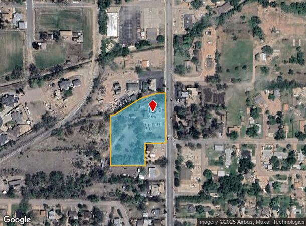  1227 S 9Th St, Penrose, CO Parcel Map