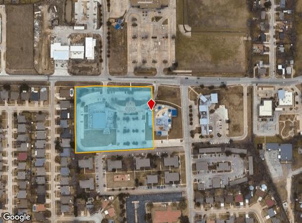 605 W Mcleroy Blvd, Fort Worth, TX Parcel Map