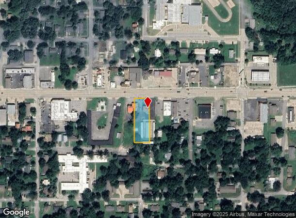  800 E Downing St, Tahlequah, OK Parcel Map