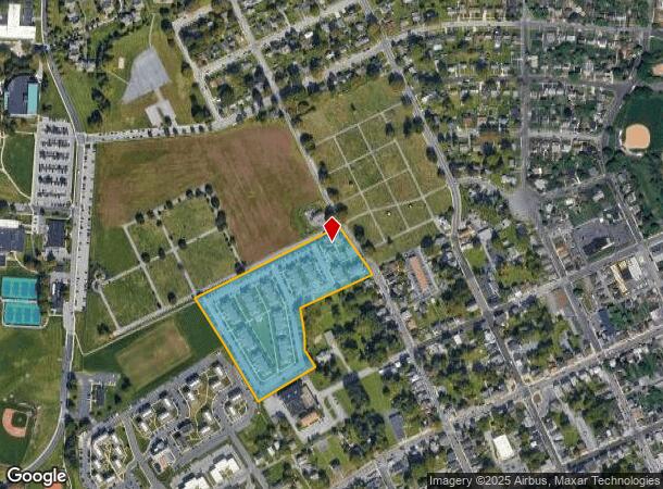  625 N Spring St, Middletown, PA Parcel Map