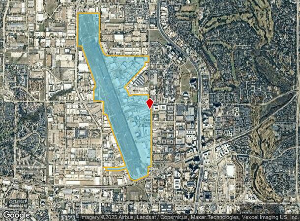 16051 Addison Rd, Addison, TX Parcel Map