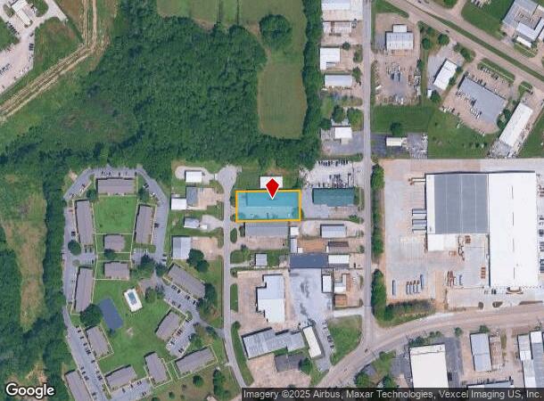  212 N Luke St, Lafayette, LA Parcel Map