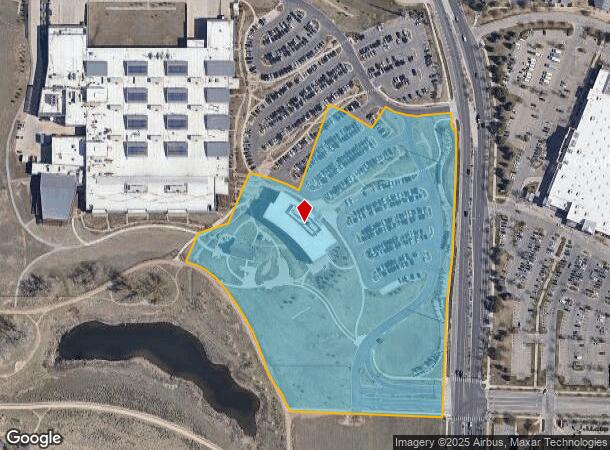 1081 Woodward Way, Fort Collins, CO Parcel Map