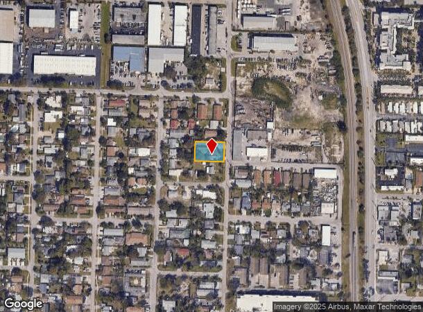 711 N 4Th St, Lantana, FL Parcel Map