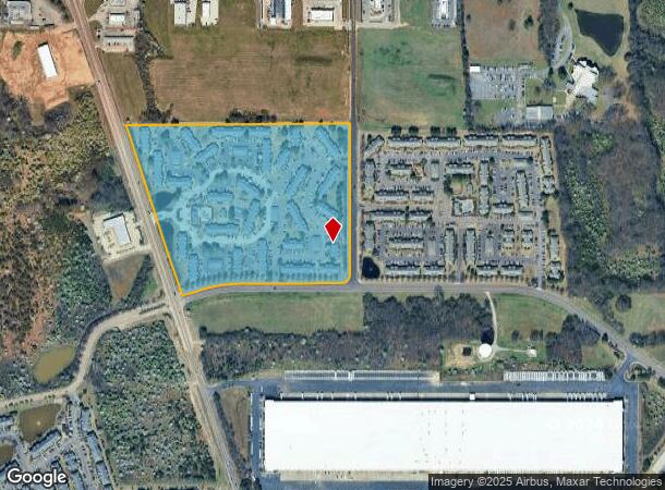  4740 Highway 51 N, Southaven, MS Parcel Map