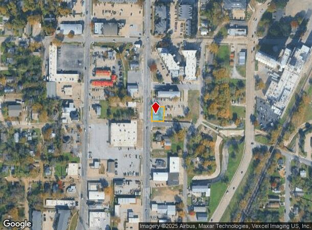535 S Locust St, Denton, TX Parcel Map