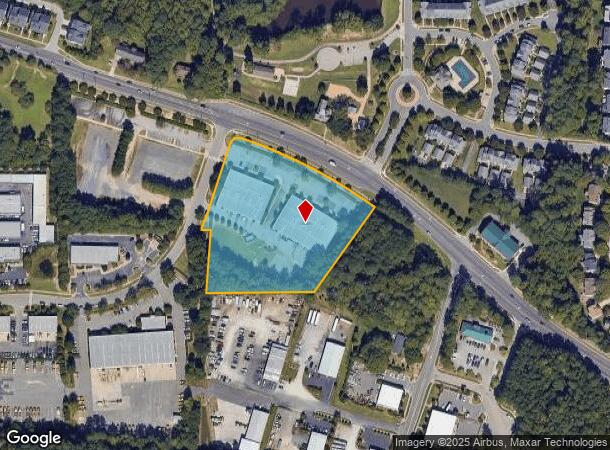  1600 Center St, Apex, NC Parcel Map