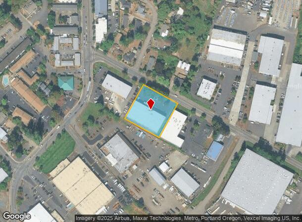  8330 Sw Hunziker Rd, Portland, OR Parcel Map
