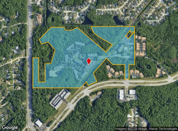  1702 Lenawee Loop, New Port Richey, FL Parcel Map
