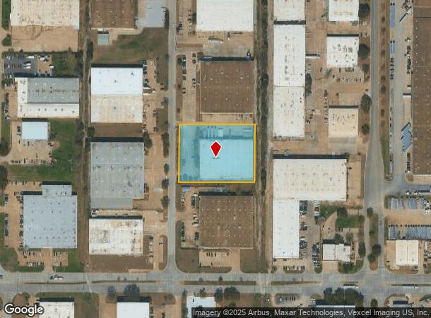 616 107Th St, Arlington, TX Parcel Map