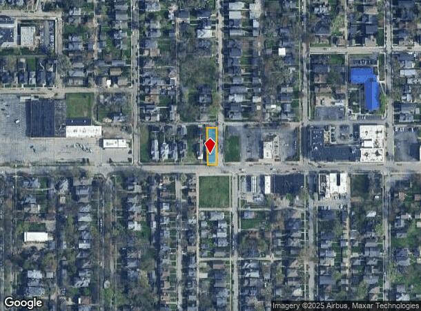  2032 E 10Th St, Indianapolis, IN Parcel Map