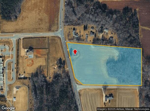  1209 Piney Grove Wilbon Rd, Holly Springs, NC Parcel Map