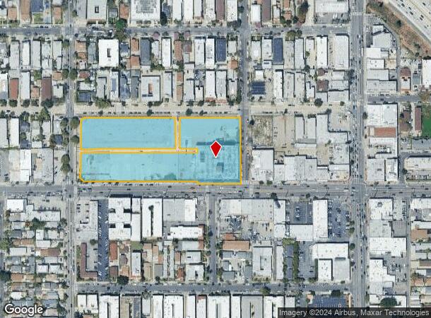  5643 Santa Monica Blvd, Los Angeles, CA Parcel Map