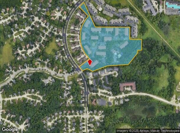 2721 N University Dr, Waukesha, WI Parcel Map