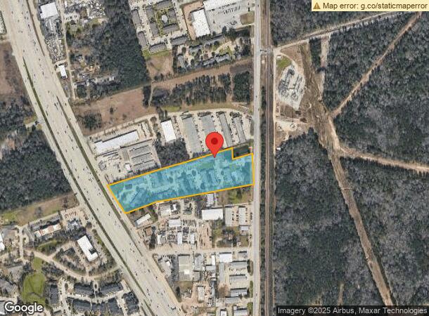  1400 S Frazier St, Conroe, TX Parcel Map