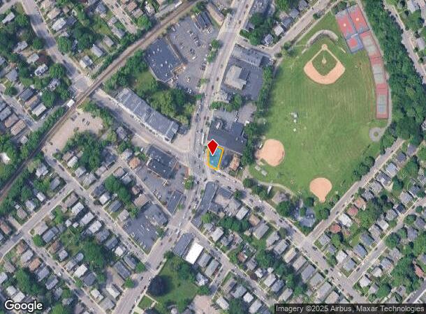 2020 Centre St, West Roxbury, MA Parcel Map
