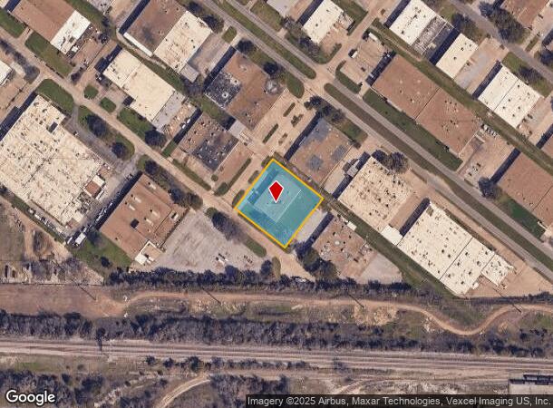  9040 Viscount Row, Dallas, TX Parcel Map