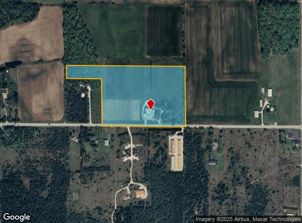 3482 County Road Ee Rd E, Fish Creek, WI Parcel Map