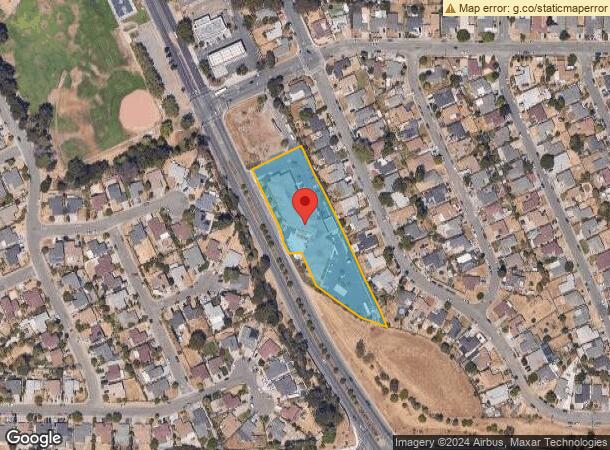  1596 Fairgrounds Dr, Vallejo, CA Parcel Map