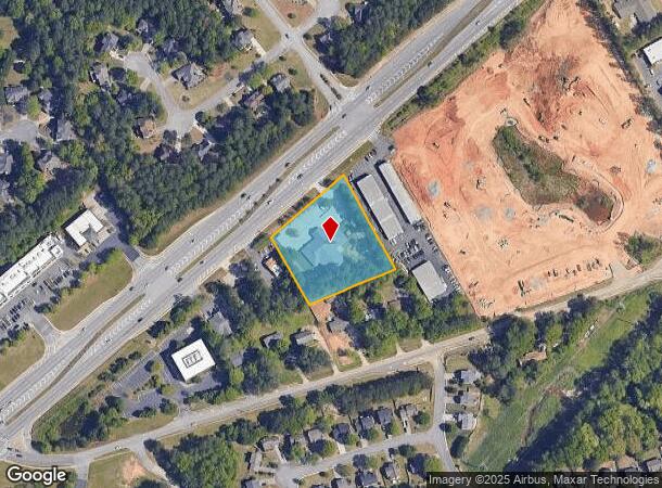  930 Peachtree Industrial Blvd, Suwanee, GA Parcel Map