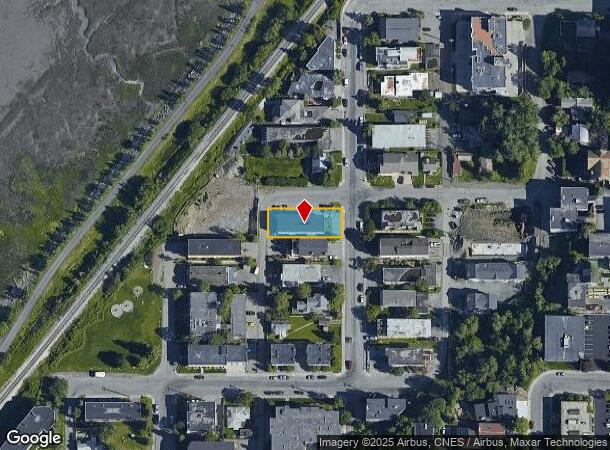 1306 W 6Th Ave, Anchorage, AK Parcel Map