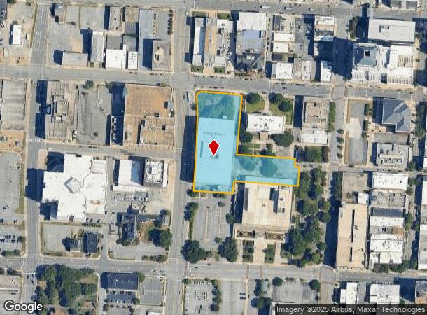 201 S Eugene St, Greensboro, NC Parcel Map