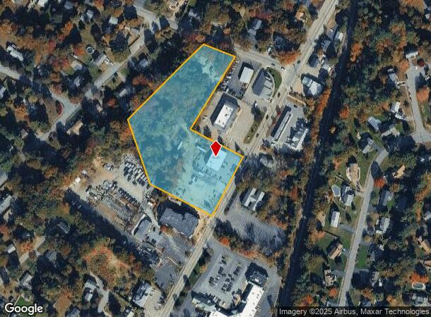 1339 Main St, Walpole, MA Parcel Map