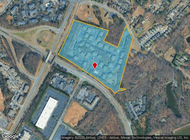 2410 Allerton Way, Charlotte, NC Parcel Map