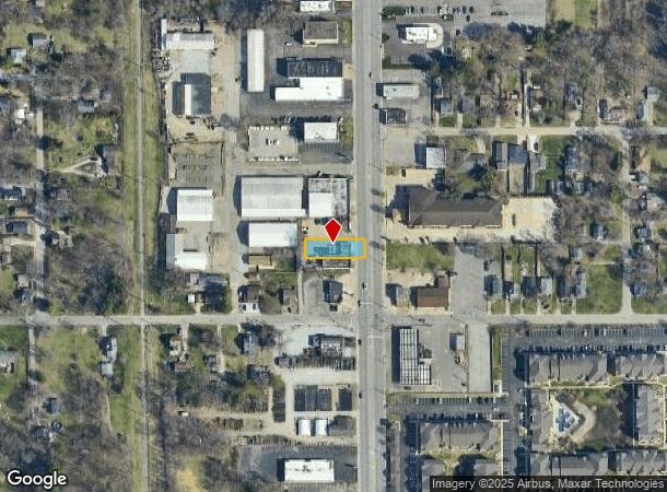  115 N Dixie Way, South Bend, IN Parcel Map
