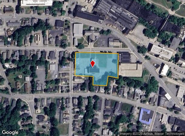  384 Washington St, Claremont, NH Parcel Map