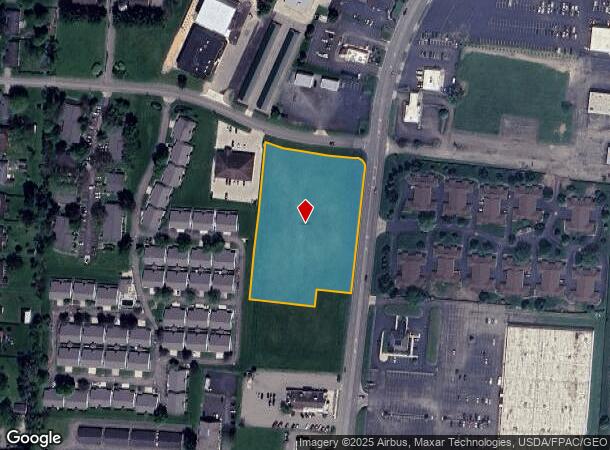 1687 N 21St St, Newark, OH Parcel Map