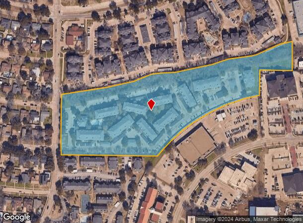  401 N Old Orchard Ln, Lewisville, TX Parcel Map