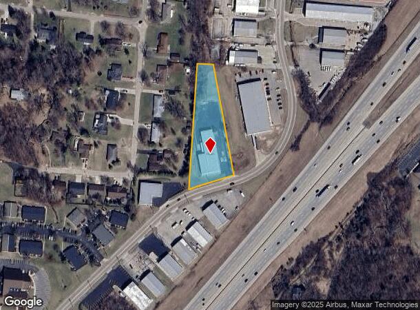 321 Conover Dr, Franklin, OH Parcel Map