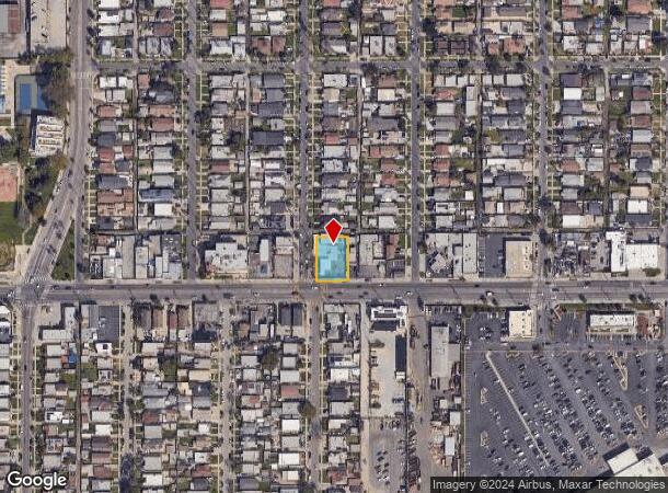  2027 W Slauson Ave, Los Angeles, CA Parcel Map