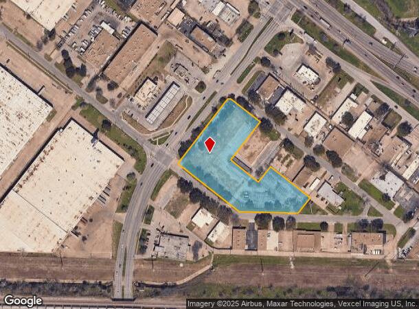 1010 W Mockingbird Ln, Dallas, TX Parcel Map