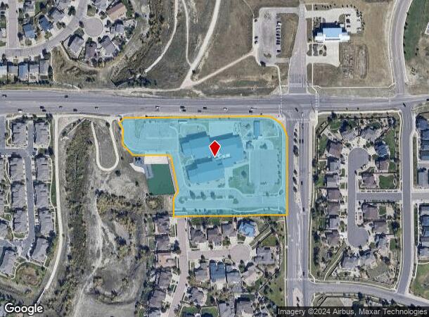  6464 Peterson Rd, Colorado Springs, CO Parcel Map