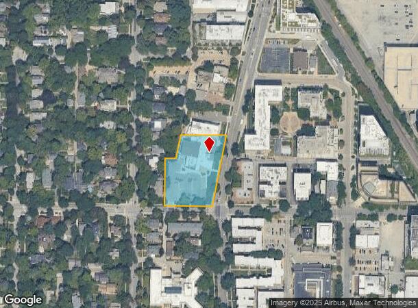 1213 Church St, Evanston, IL Parcel Map