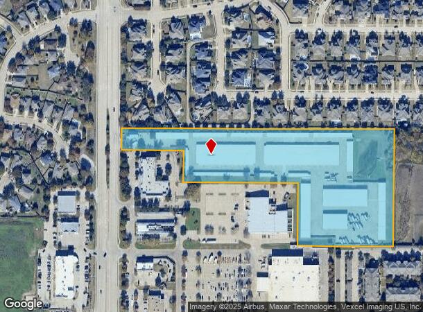 550 N Custer Rd, Mckinney, TX Parcel Map