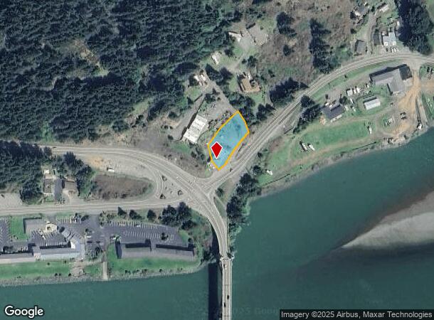  94219 N Bank Rogue River Rd, Gold Beach, OR Parcel Map
