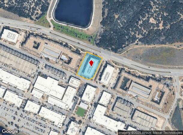 12813 Galleria Cir, Austin, TX Parcel Map