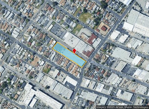 1570 E 23Rd St, Los Angeles, CA Parcel Map